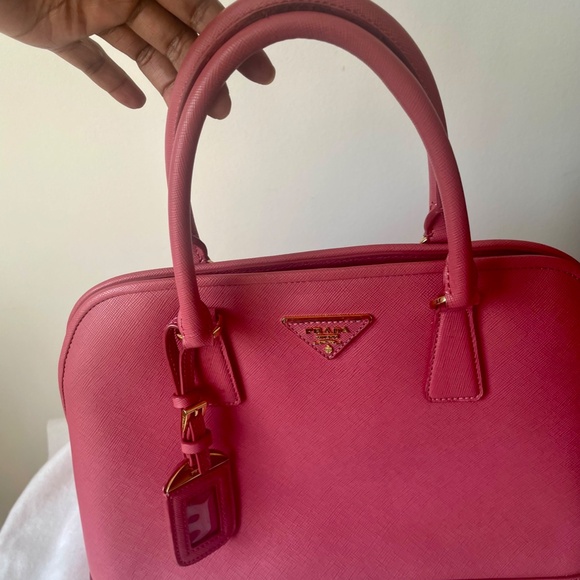 Prada TAMARIS  Saffiano Lux BN2558 Leather Tote - Picture 5 of 16